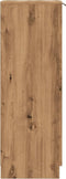 vidaXL - Schoenenkast - 29,5x35x100,5 - cm - bewerkt - hout - artisanaal - eiken