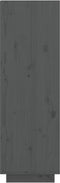 vidaXL - Schoenenkast - 30x34x105 - cm - massief - grenenhout - grijs