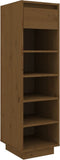 vidaXL - Schoenenkast - 30x34x105 - cm - massief - grenenhout - honingbruin
