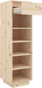vidaXL - Schoenenkast - 30x34x105 - cm - massief - grenenhout - honingbruin