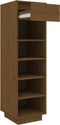 vidaXL - Schoenenkast - 30x34x105 - cm - massief - grenenhout - honingbruin
