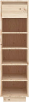 vidaXL - Schoenenkast - 30x34x105 - cm - massief - grenenhout