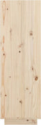vidaXL - Schoenenkast - 30x34x105 - cm - massief - grenenhout - wit