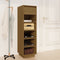 vidaXL - Schoenenkast - 30x34x105 - cm - massief - grenenhout - wit