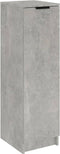 vidaXL - Schoenenkast - 30x35x100 - cm - bewerkt - hout - betongrijs