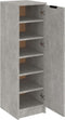 vidaXL - Schoenenkast - 30x35x100 - cm - bewerkt - hout - betongrijs