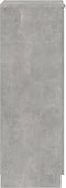 vidaXL - Schoenenkast - 30x35x100 - cm - bewerkt - hout - betongrijs