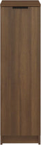 vidaXL - Schoenenkast - 30x35x100 - cm - bewerkt - hout - bruin - eikenkleur