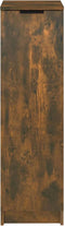 vidaXL - Schoenenkast - 30x35x100 - cm - bewerkt - hout - gerookt - eikenkleurig