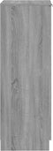 vidaXL - Schoenenkast - 30x35x100 - cm - bewerkt - hout - grijs - sonoma - eikenkleur
