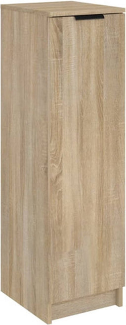 vidaXL - Schoenenkast - 30x35x100 - cm - bewerkt - hout - sonoma - eikenkleurig