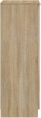vidaXL - Schoenenkast - 30x35x100 - cm - bewerkt - hout - sonoma - eikenkleurig