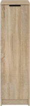 vidaXL - Schoenenkast - 30x35x100 - cm - bewerkt - hout - sonoma - eikenkleurig