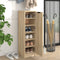 vidaXL - Schoenenkast - 30x35x100 - cm - bewerkt - hout - sonoma - eikenkleurig