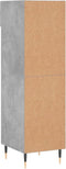 vidaXL - Schoenenkast - 30x35x105 - cm - bewerkt - hout - betongrijs
