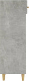 vidaXL - Schoenenkast - 30x35x105 - cm - bewerkt - hout - betongrijs