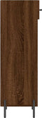 vidaXL - Schoenenkast - 30x35x105 - cm - bewerkt - hout - bruin - eikenkleur