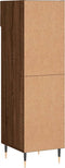 vidaXL - Schoenenkast - 30x35x105 - cm - bewerkt - hout - bruin - eikenkleur