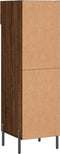 vidaXL - Schoenenkast - 30x35x105 - cm - bewerkt - hout - bruin - eikenkleur