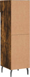 vidaXL - Schoenenkast - 30x35x105 - cm - bewerkt - hout - gerookt - eikenkleurig