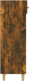 vidaXL - Schoenenkast - 30x35x105 - cm - bewerkt - hout - gerookt - eikenkleurig
