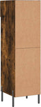 vidaXL - Schoenenkast - 30x35x105 - cm - bewerkt - hout - gerookt - eikenkleurig
