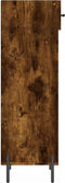 vidaXL - Schoenenkast - 30x35x105 - cm - bewerkt - hout - gerookt - eikenkleurig