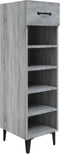 vidaXL - Schoenenkast - 30x35x105 - cm - bewerkt - hout - grijs - sonoma - eikenkleur