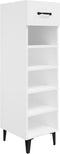 vidaXL - Schoenenkast - 30x35x105 - cm - bewerkt - hout - grijs - sonoma - eikenkleur