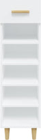 vidaXL - Schoenenkast - 30x35x105 - cm - bewerkt - hout - grijs - sonoma - eikenkleur