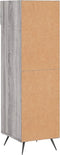 vidaXL - Schoenenkast - 30x35x105 - cm - bewerkt - hout - grijs - sonoma - eikenkleur