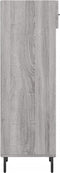 vidaXL - Schoenenkast - 30x35x105 - cm - bewerkt - hout - grijs - sonoma - eikenkleur