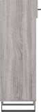 vidaXL - Schoenenkast - 30x35x105 - cm - bewerkt - hout - grijs - sonoma - eikenkleur