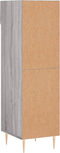 vidaXL - Schoenenkast - 30x35x105 - cm - bewerkt - hout - grijs - sonoma - eikenkleur