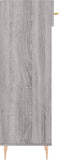 vidaXL - Schoenenkast - 30x35x105 - cm - bewerkt - hout - grijs - sonoma - eikenkleur