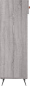 vidaXL - Schoenenkast - 30x35x105 - cm - bewerkt - hout - grijs - sonoma - eikenkleur