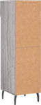 vidaXL - Schoenenkast - 30x35x105 - cm - bewerkt - hout - grijs - sonoma - eikenkleur