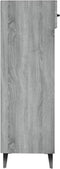 vidaXL - Schoenenkast - 30x35x105 - cm - bewerkt - hout - grijs - sonoma - eikenkleur