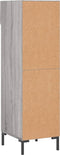 vidaXL - Schoenenkast - 30x35x105 - cm - bewerkt - hout - grijs - sonoma - eikenkleur