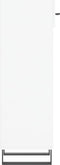 vidaXL - Schoenenkast - 30x35x105 - cm - bewerkt - hout - hoogglans - wit