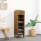 vidaXL - Schoenenkast - 30x35x105 - cm - bewerkt - hout - sonoma - eikenkleurig