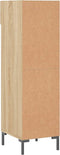 vidaXL - Schoenenkast - 30x35x105 - cm - bewerkt - hout - sonoma - eikenkleurig