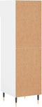 vidaXL - Schoenenkast - 30x35x105 - cm - bewerkt - hout - wit