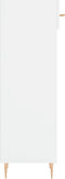 vidaXL - Schoenenkast - 30x35x105 - cm - bewerkt - hout - wit