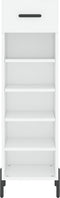 vidaXL - Schoenenkast - 30x35x105 - cm - bewerkt - hout - wit