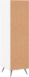 vidaXL - Schoenenkast - 30x35x105 - cm - bewerkt - hout - wit