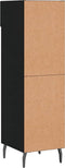vidaXL - Schoenenkast - 30x35x105 - cm - bewerkt - hout - zwart