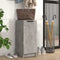 vidaXL - Schoenenkast - 30x35x70 - cm - bewerkt - hout - betongrijs