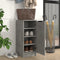 vidaXL - Schoenenkast - 30x35x70 - cm - bewerkt - hout - betongrijs
