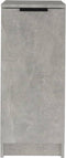 vidaXL - Schoenenkast - 30x35x70 - cm - bewerkt - hout - betongrijs